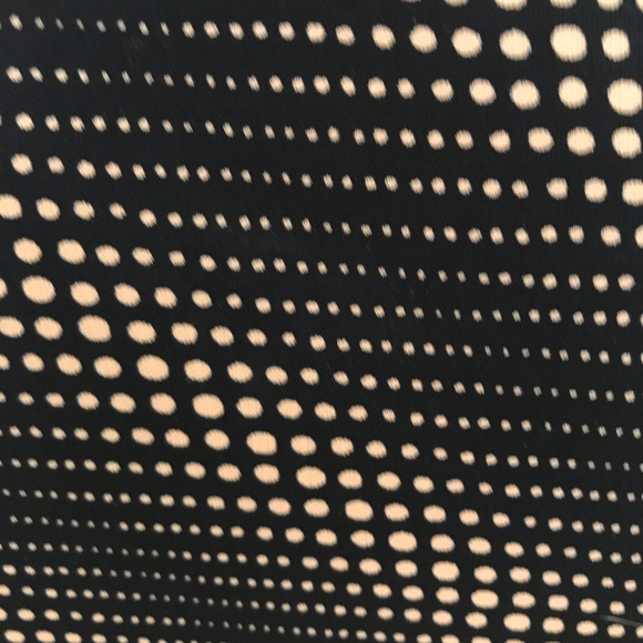 Express Black and Tan Pattern Wrap Dress - Picture 4 of 5